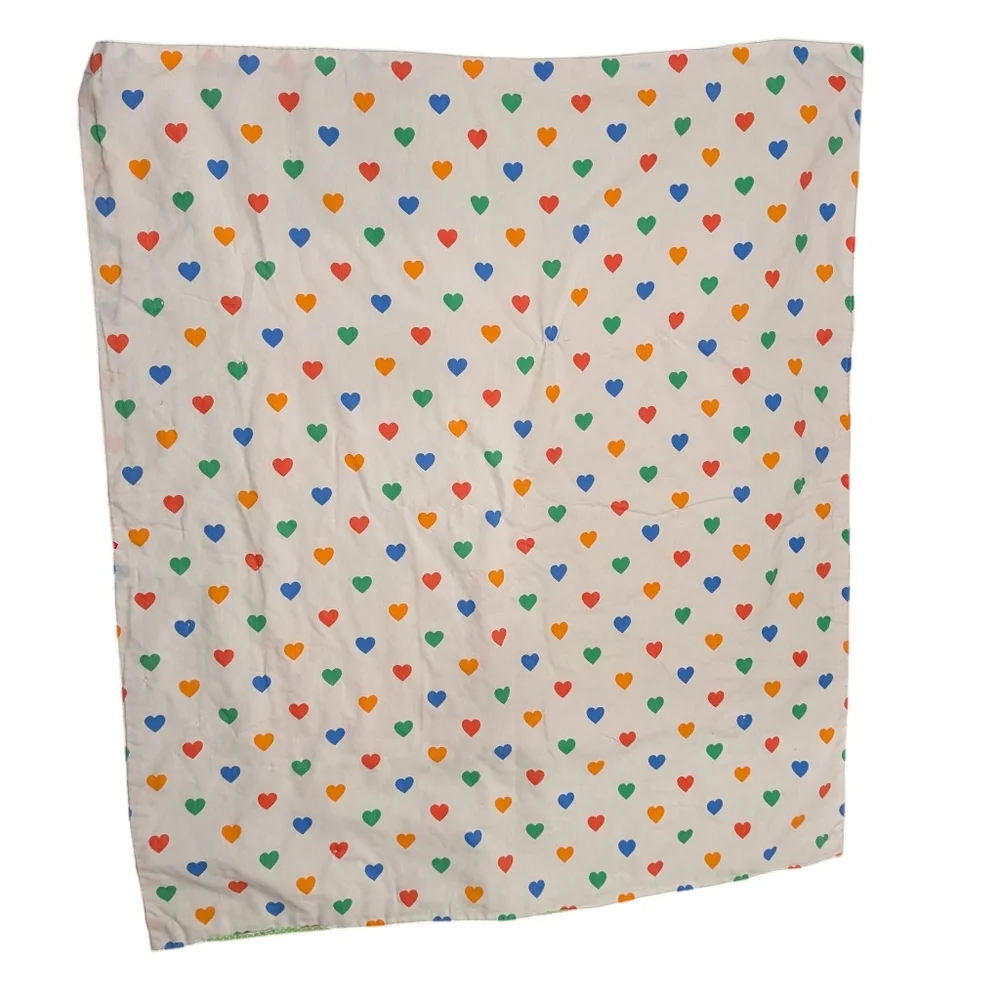 Vintage Winnie the‎ Pooh Baby Crib Blanket Quilt Green Kids Bedding